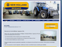 Tablet Screenshot of garage-tracteur-modave.com